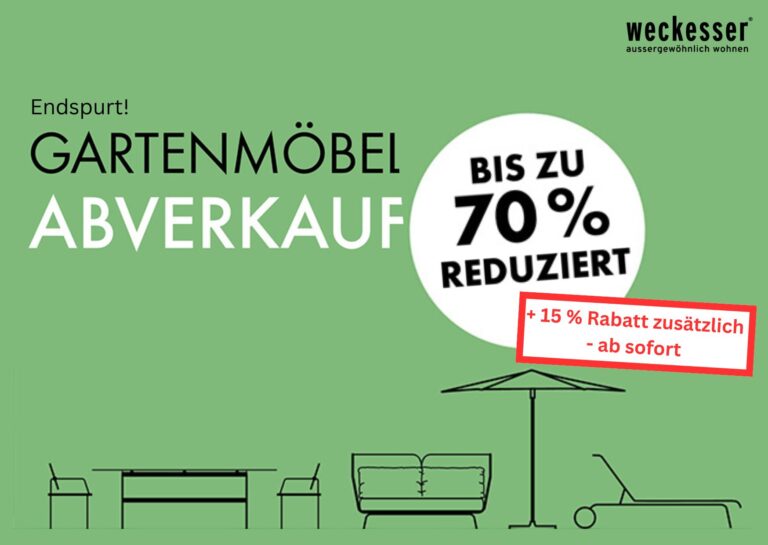 Vorschaubild Endspurt Gartenmöbelabverkauf 2025